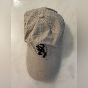 Browning Tan Baseball Cap